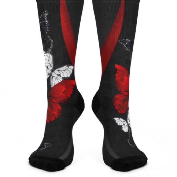 Flutter Elegance Socks- Butterfly Socks - Picture 2 of 2